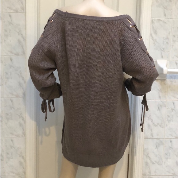 GIRLY & FLIRTY MOCHA SWEATER DRESS - Picture 7 of 8